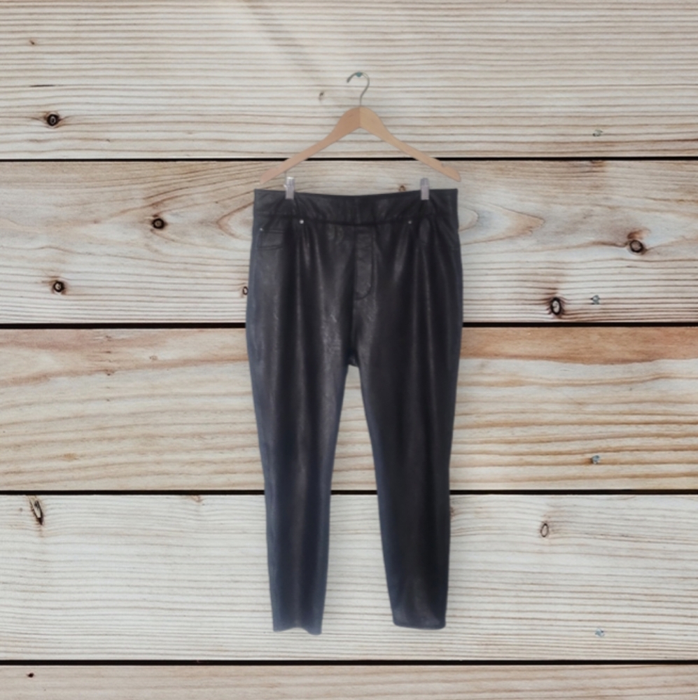 Spanx Leather Like Skinny Pants